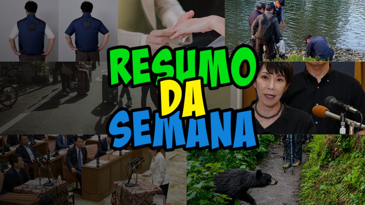 Thumbnail collage for 'Resumo da Semana' indicating a weekly news recap.
